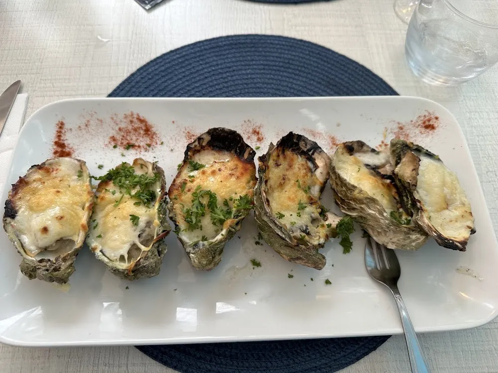 Überbackene Austern
